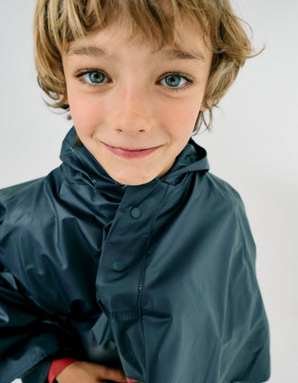 Poncho de Pluie pour Bebé et Garçon 'Spider-Man', Bleu Foncé