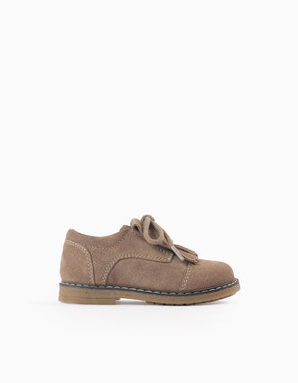Chaussures Suede Élégantes Confortables Garçon Beige