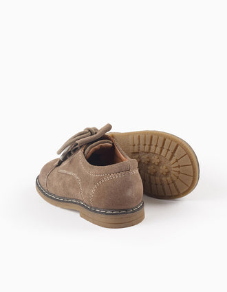Chaussures Suede Élégantes Confortables Garçon Beige