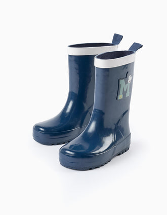 Botas de Agua para Bebé Niño 'Mickey', Azul Oscuro