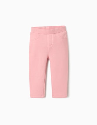 Jeggings Perchados para Bebé Niña, Rosa