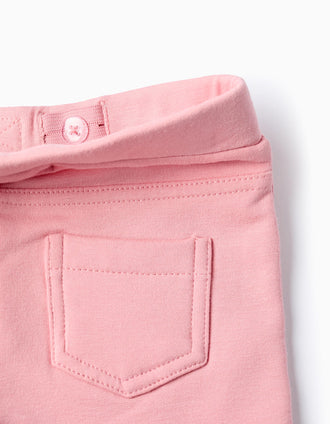 Jeggings Perchados para Bebé Niña, Rosa