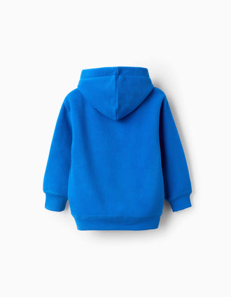 Sweat en Polaire avec Capuche pour Garçon 'ZY', Bleu