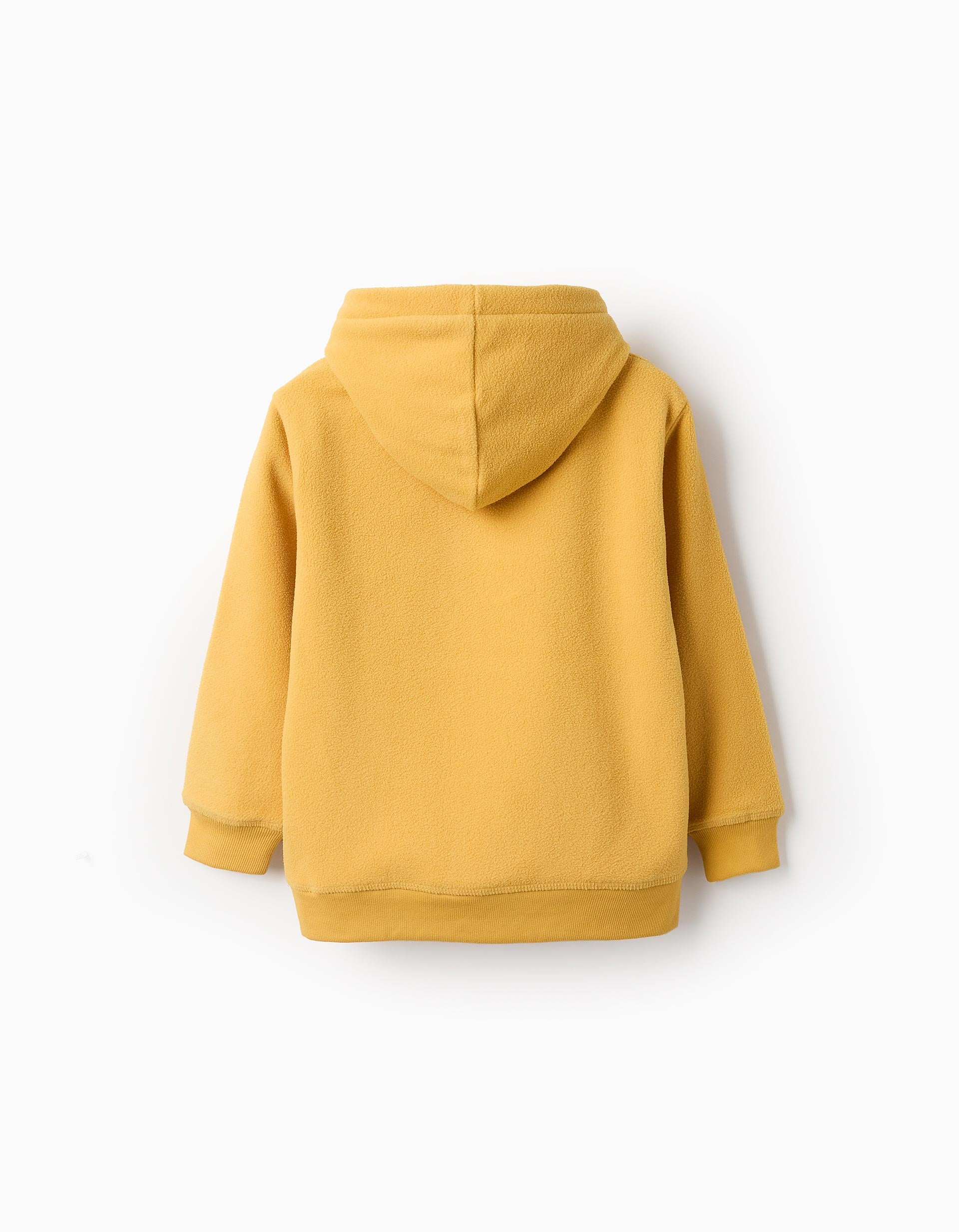 Hooded Polar Sweatshirt for Boys 'ZY', Yellow