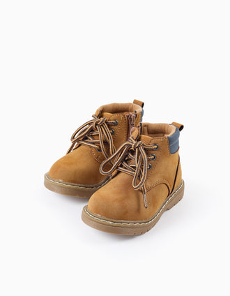 Bottes de Montagne pour Bébé Garçon, Camel