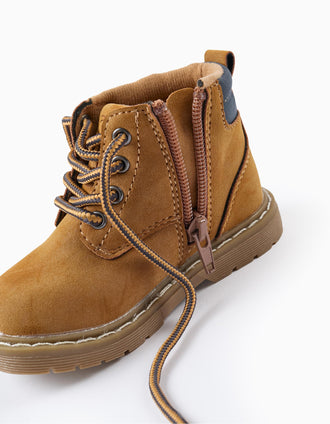 Bottes de Montagne pour Bébé Garçon, Camel