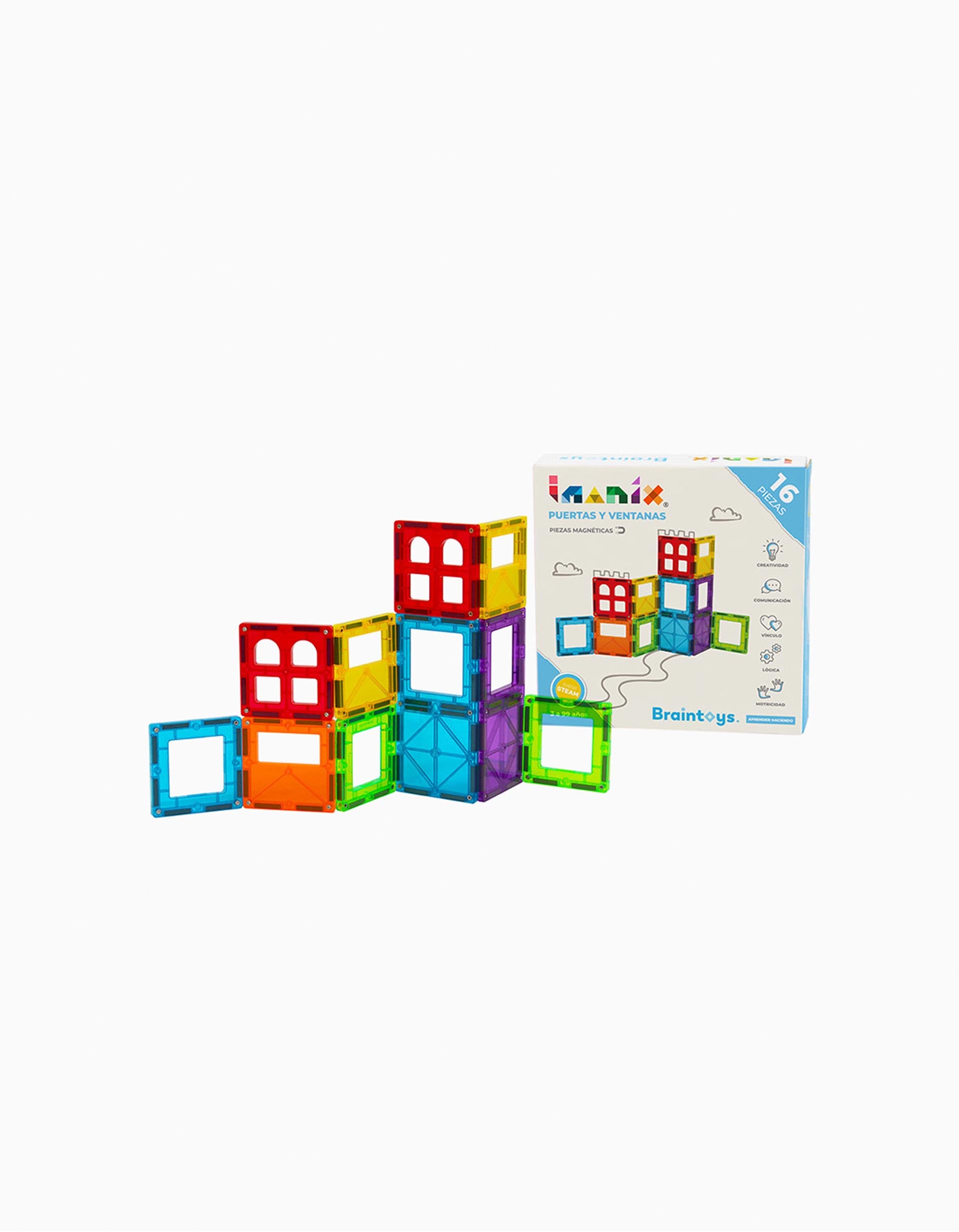 Pack de Peças Magnéticas Imanix Doors & Windows 16Pcs 3A+