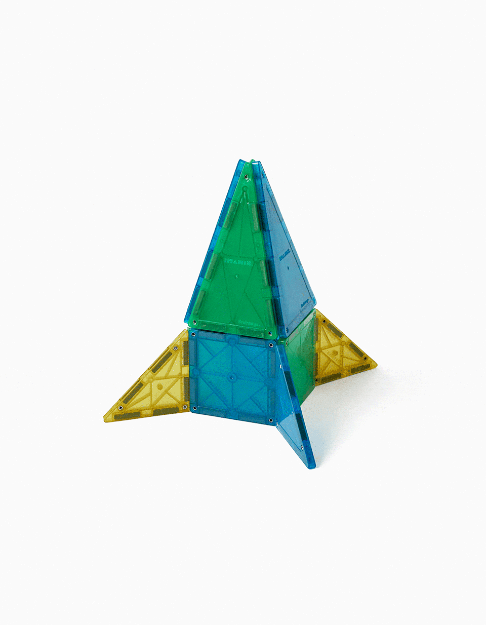 Peças Magnéticas Imanix Brilha no Escuro 16Pcs 3A+