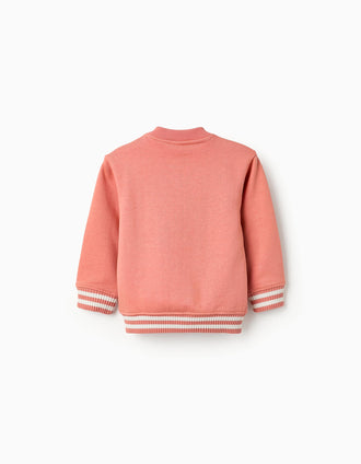 Sweat en Coton pour Bébé Garçon 'Cigogne', Orange