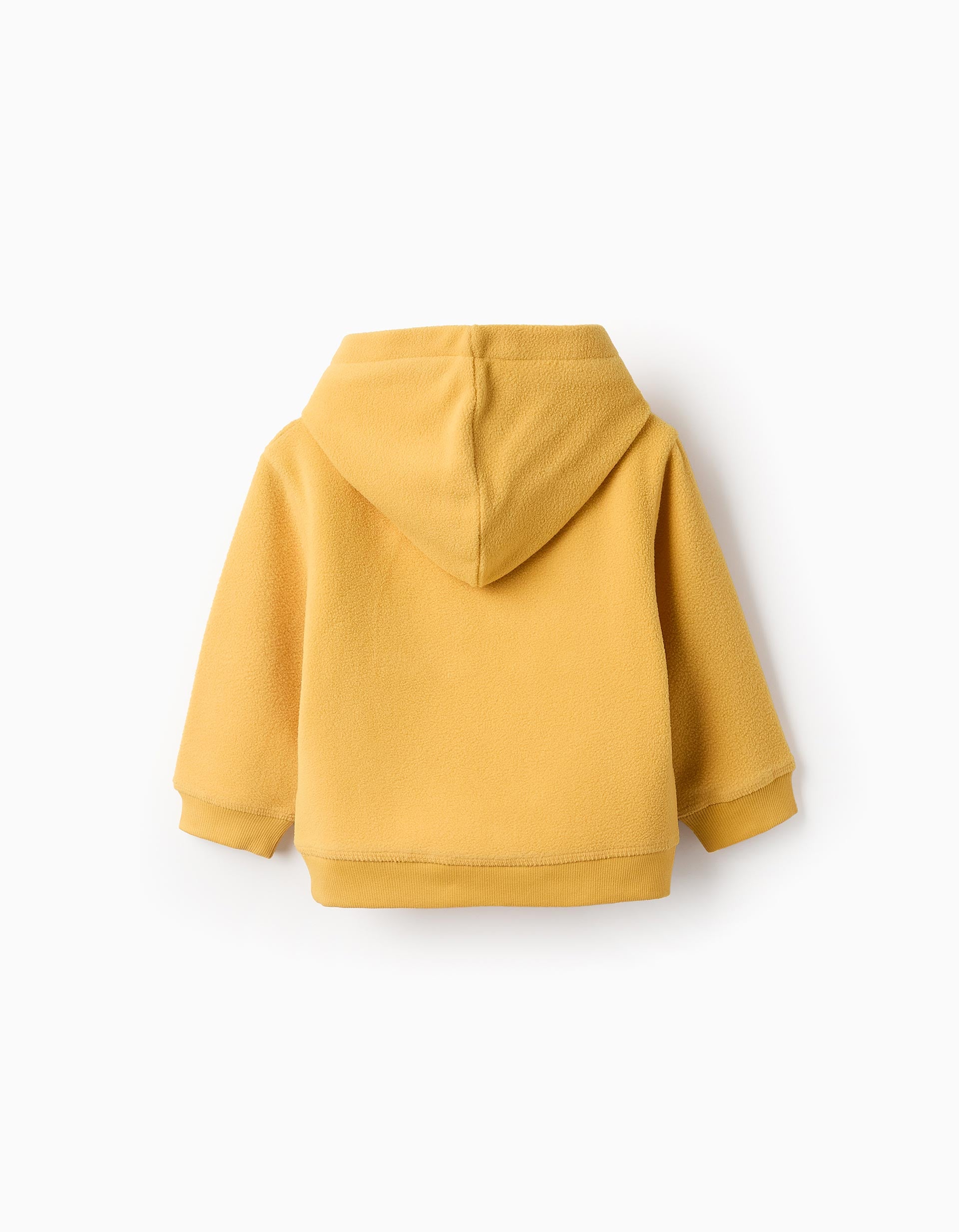 Hooded Polar Sweatshirt for Baby Boys 'ZY', Yellow