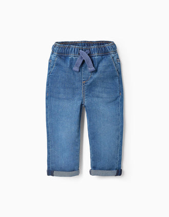 Pantalón de Ganga Deportivo para Bebé Niño, Azul