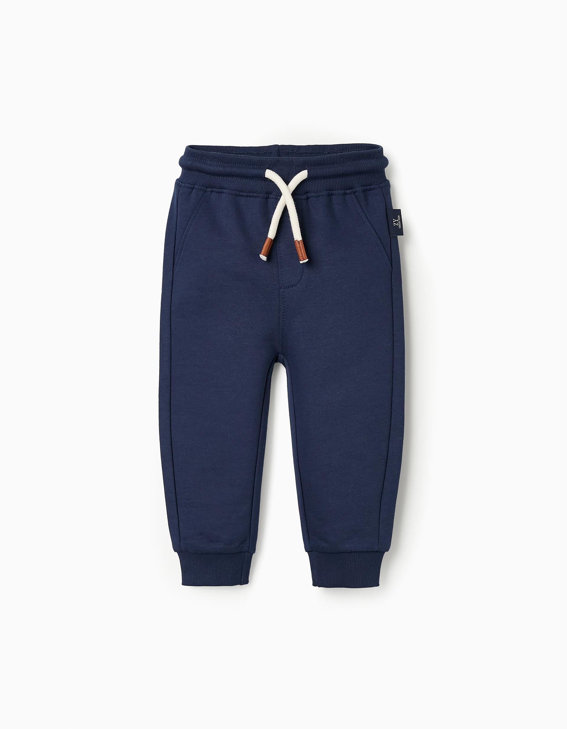 Joggers with Drawstring for Baby Girls, Dark Blue