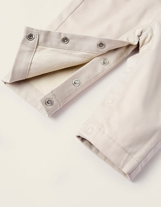 Peto de Sarga para Recién Nacido, Beige