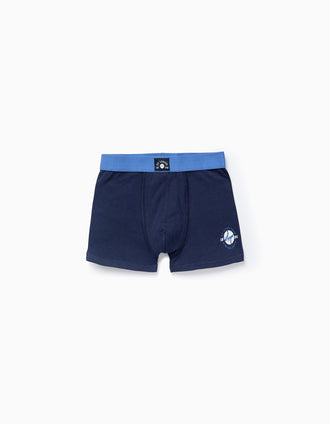 Pack 4 Boxers para Niño 'Basebol', Blanco/Azul/Gris