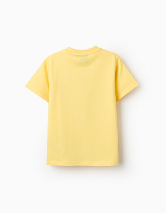 T-shirt en Coton pour Garçon 'Pikachu', Jaune