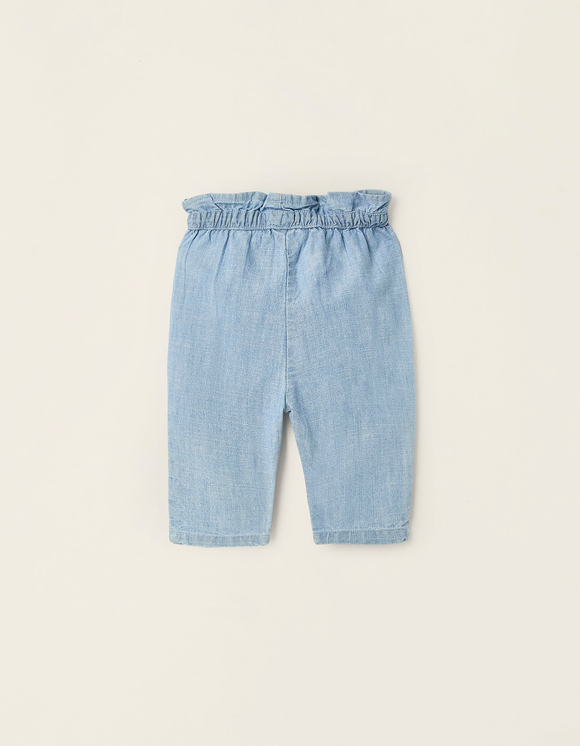 Cotton Jeans for Newborn Girls, Blue