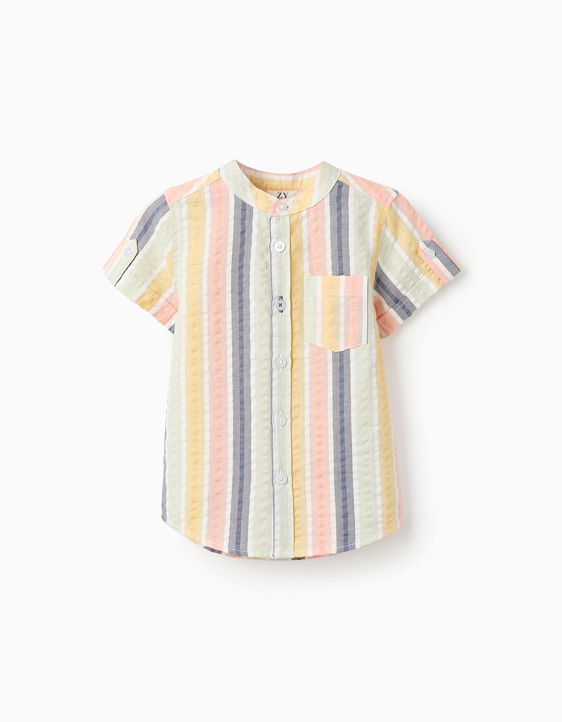 Cotton Striped Shirt for Baby Boys 'B&S', Multicolour