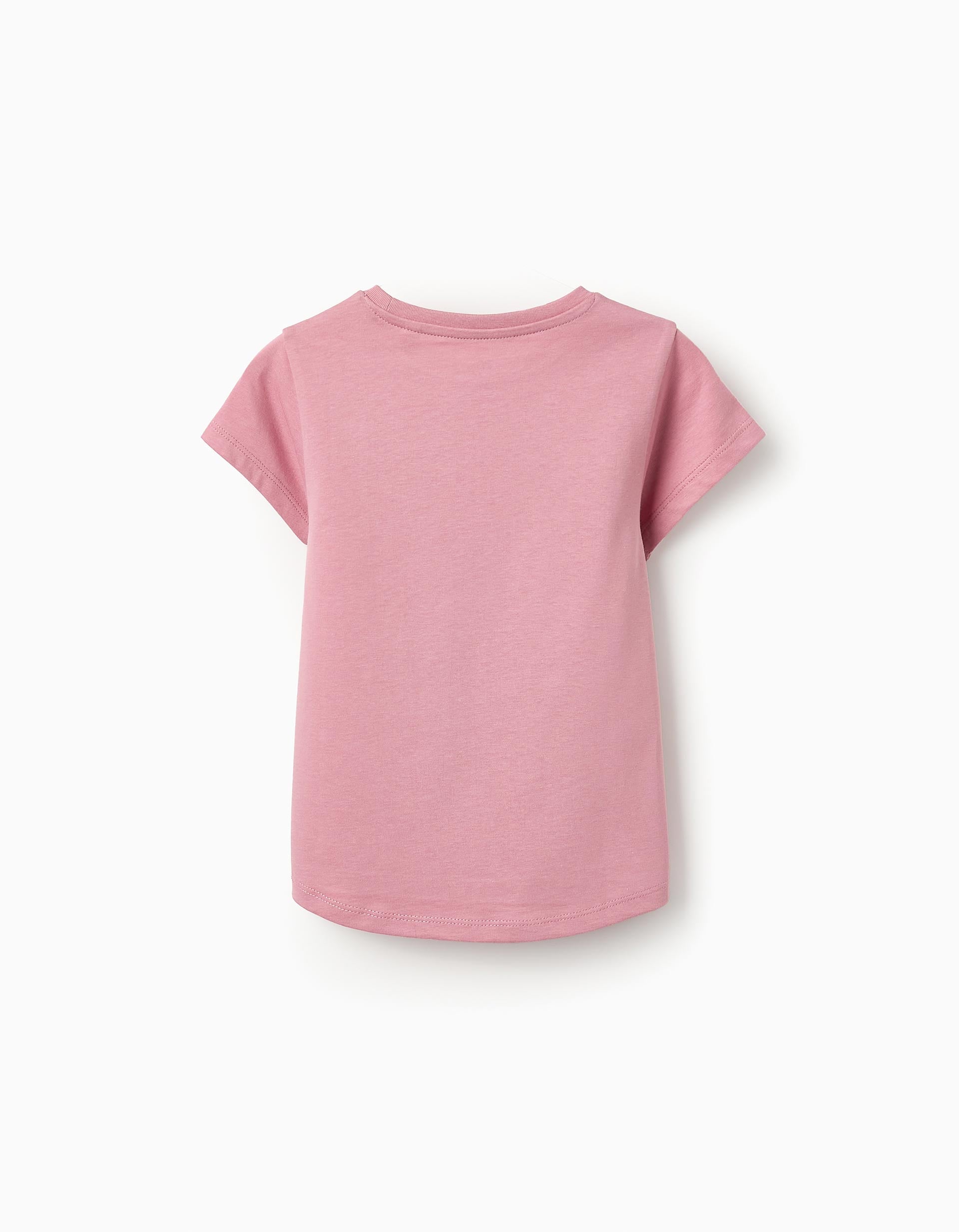 Cotton T-shirt for Girls 'Big Apple', Pink