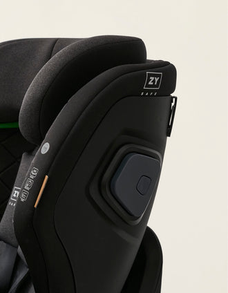 Silla de Coche I-Size ZY Safe Premium con Isofix (40-150), Negro/Gris