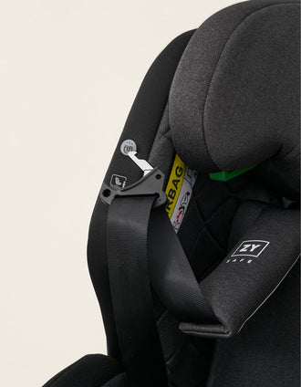 Siège Auto I-Size ZY Safe Premium avec Isofix (40-150), Noir/Grise