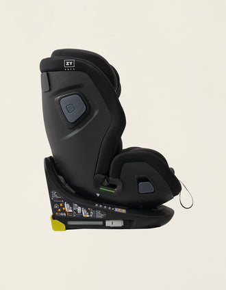 Silla de Coche I-Size ZY Safe Premium con Isofix (40-150), Negro/Gris