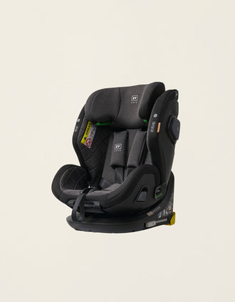 Silla de Coche I-Size ZY Safe Premium con Isofix (40-150), Negro/Gris