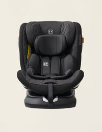 Silla de Coche I-Size ZY Safe Premium con Isofix (76-150), Negro/Gris