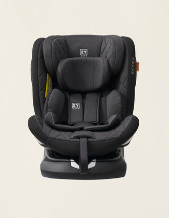 Siège Auto I-Size ZY Safe Premium avec Isofix (76-150), Noir/Gris