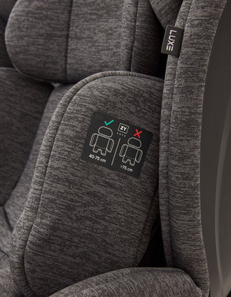 Silla de Coche I-Size Luxe ZY Safe (40-150), Gris