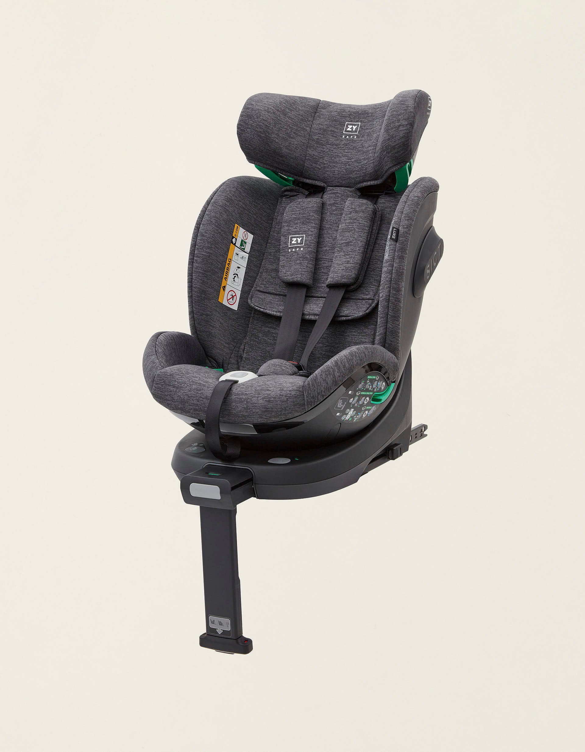 Car Seat I-Size Luxe ZY Safe (40-150), Grey