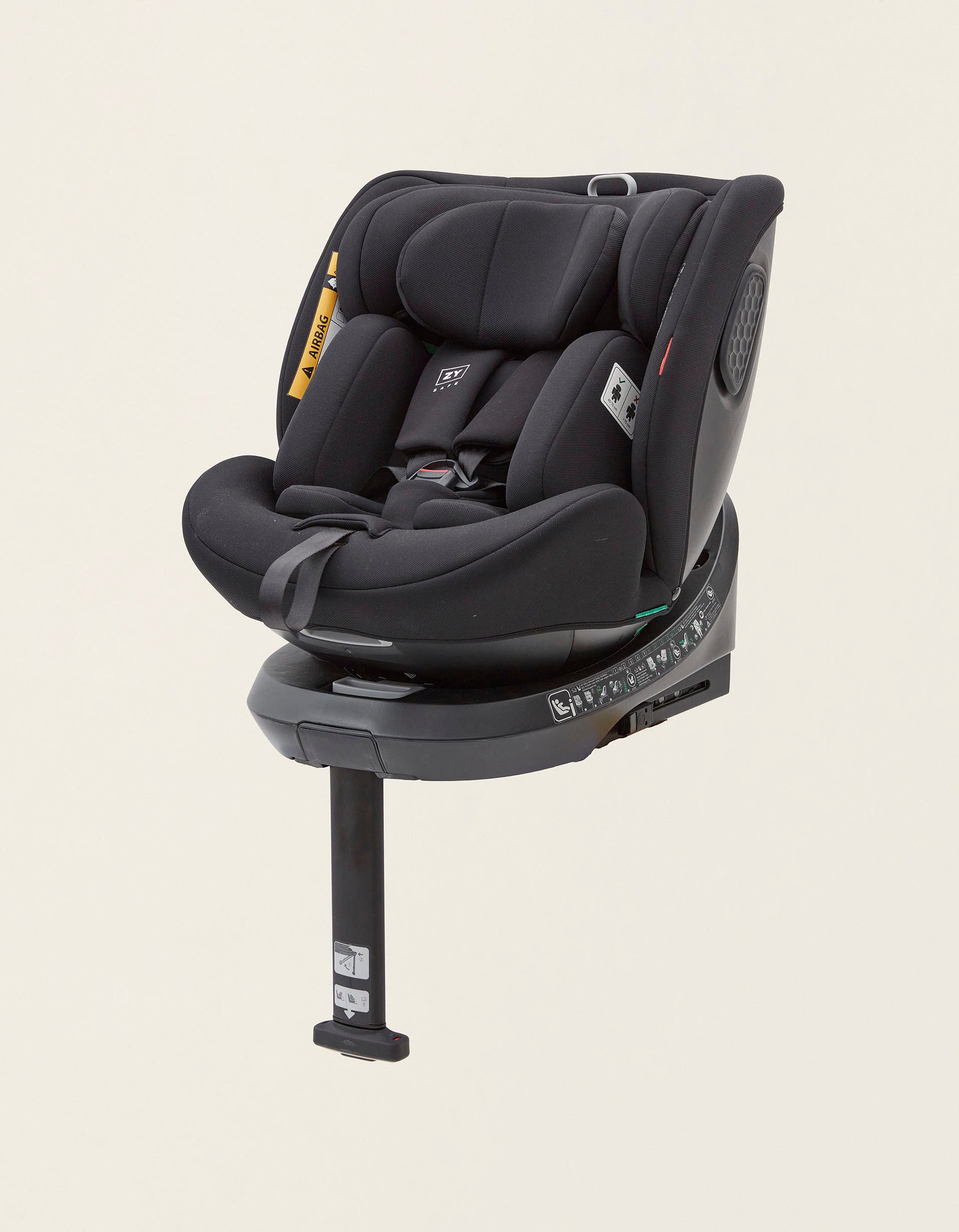 Car Seat I-Size ZY Safe Primecare with Isofix (40-150), Black