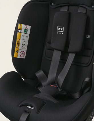 Siège Auto I-Size ZY Safe Primecare avec Isofix (40-150), Noir