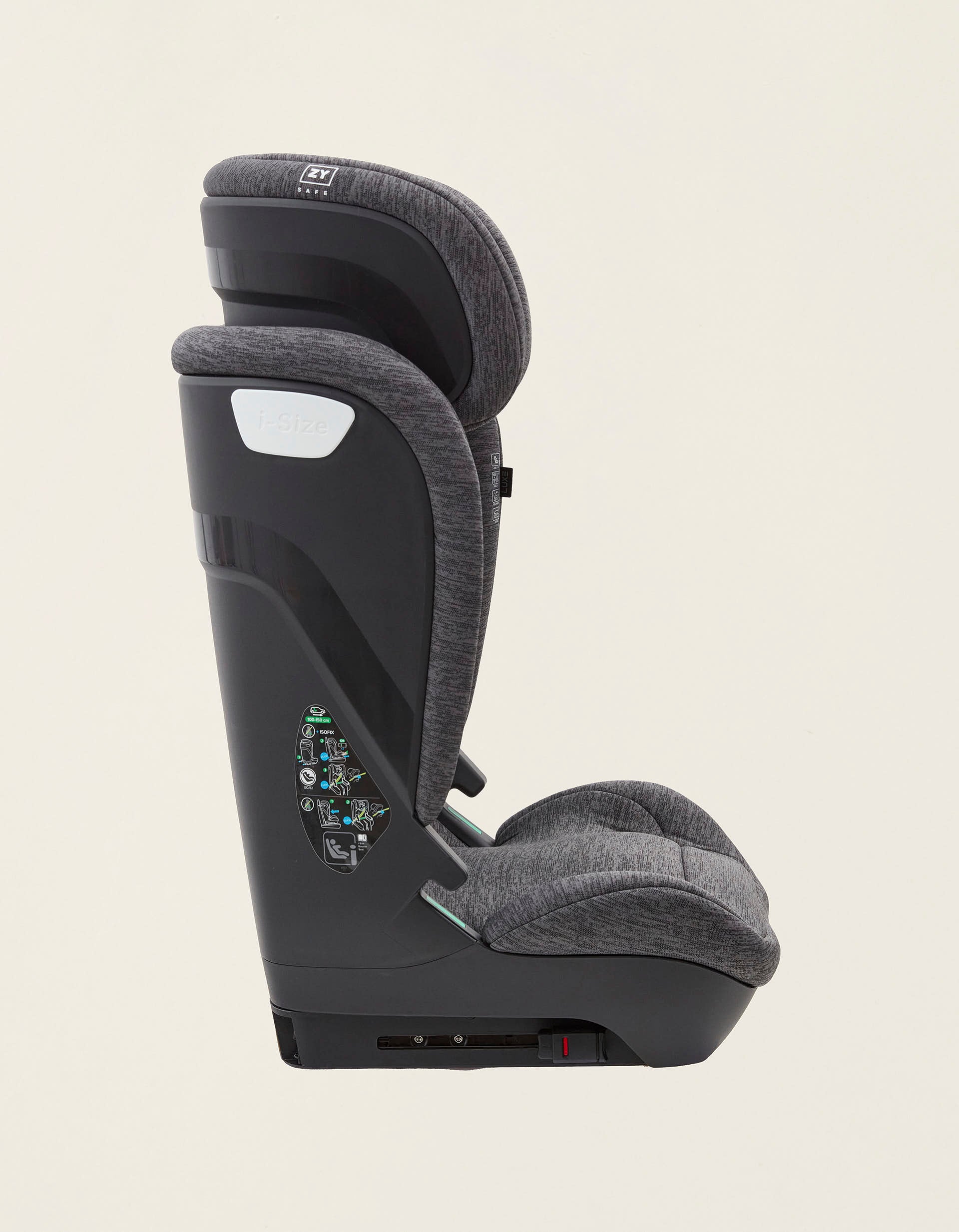 Car Seat I-Size Luxe ZY Safe (100-150), Grey