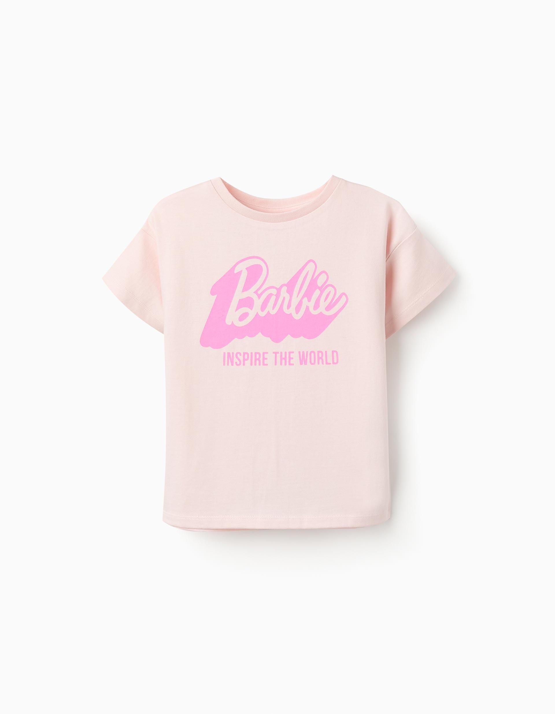 Cotton T-shirt for Girls 'Barbie', Pink