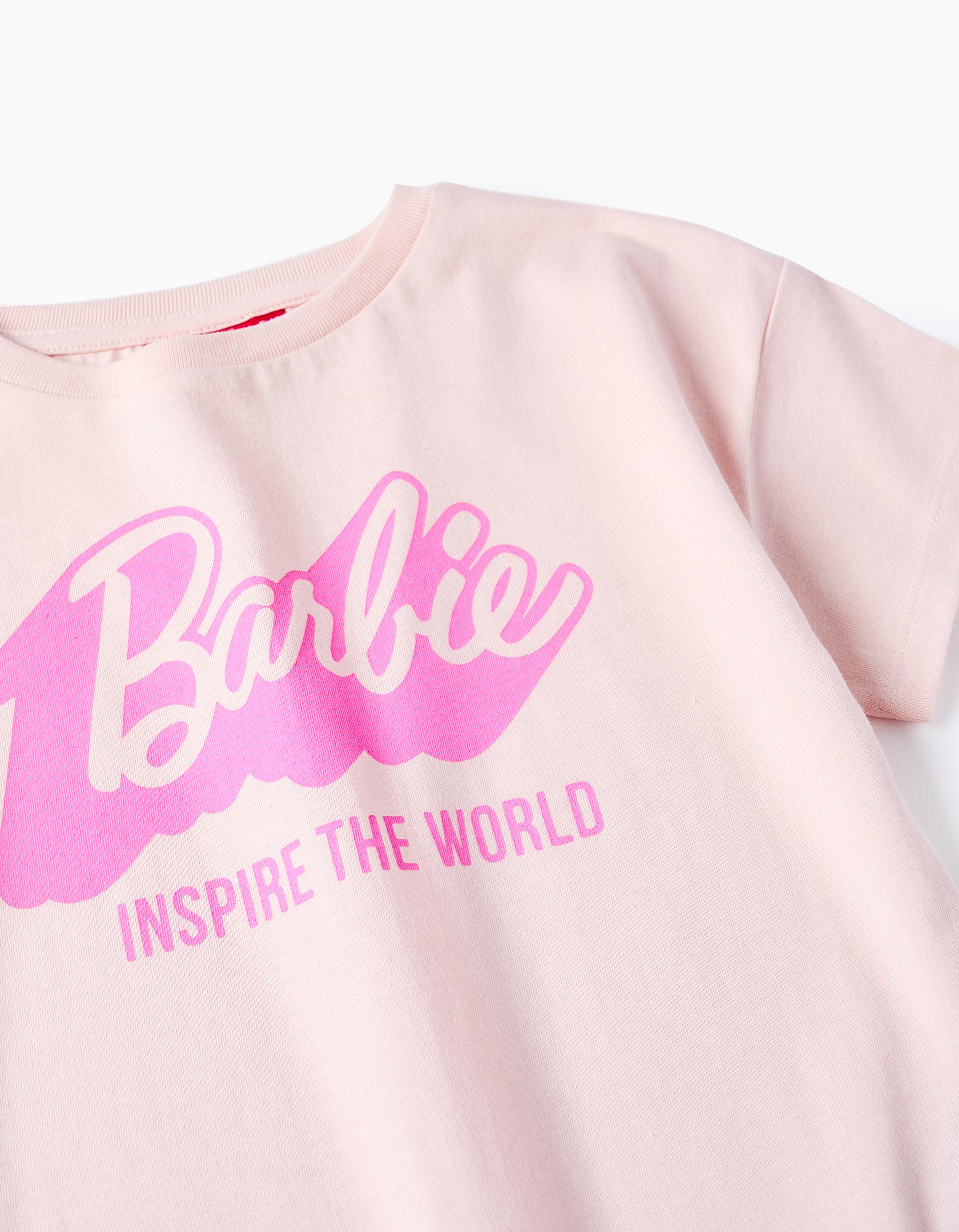 Cotton T-shirt for Girls 'Barbie', Pink