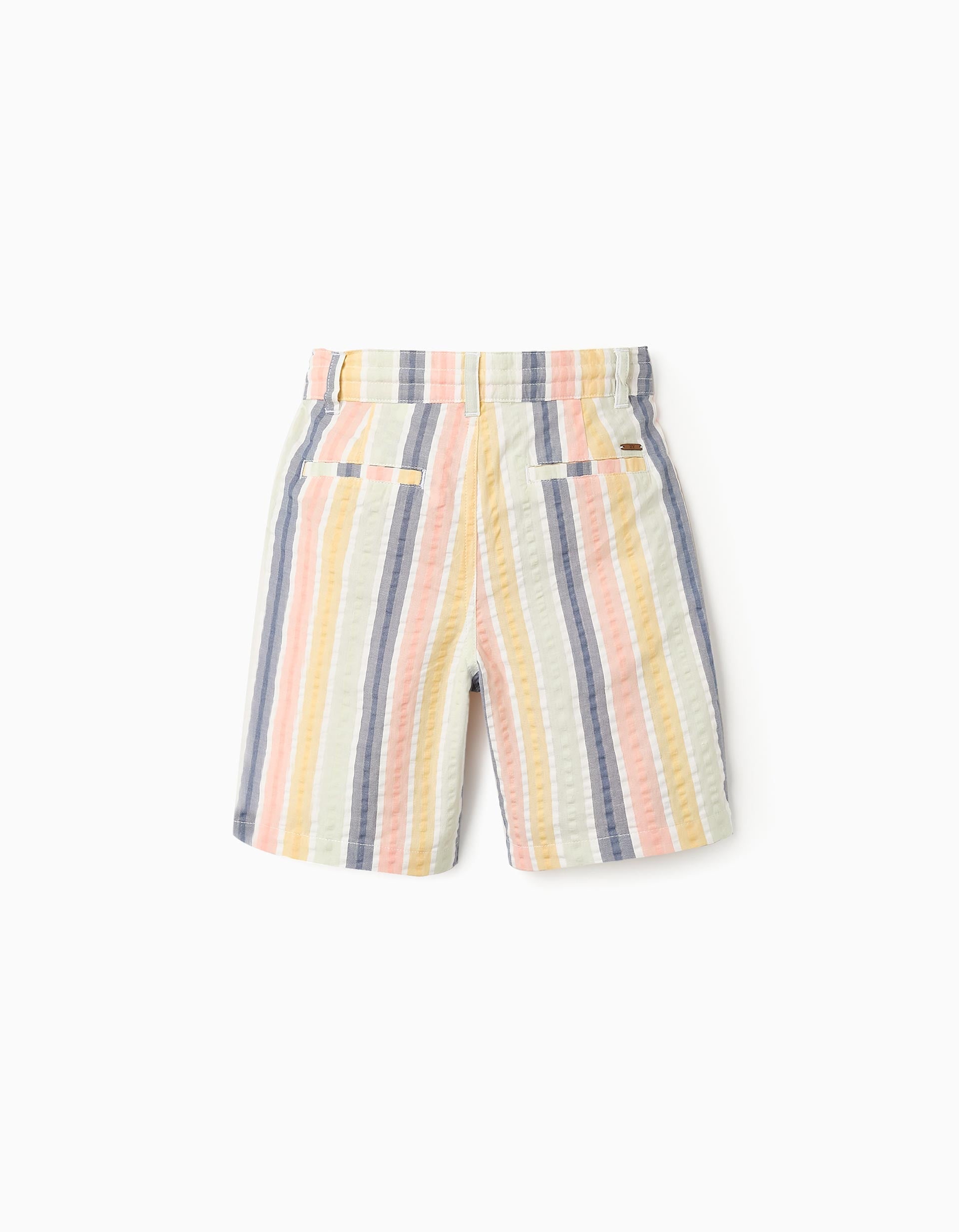 Striped Cotton Shorts for Boys 'B&S', Multicolour