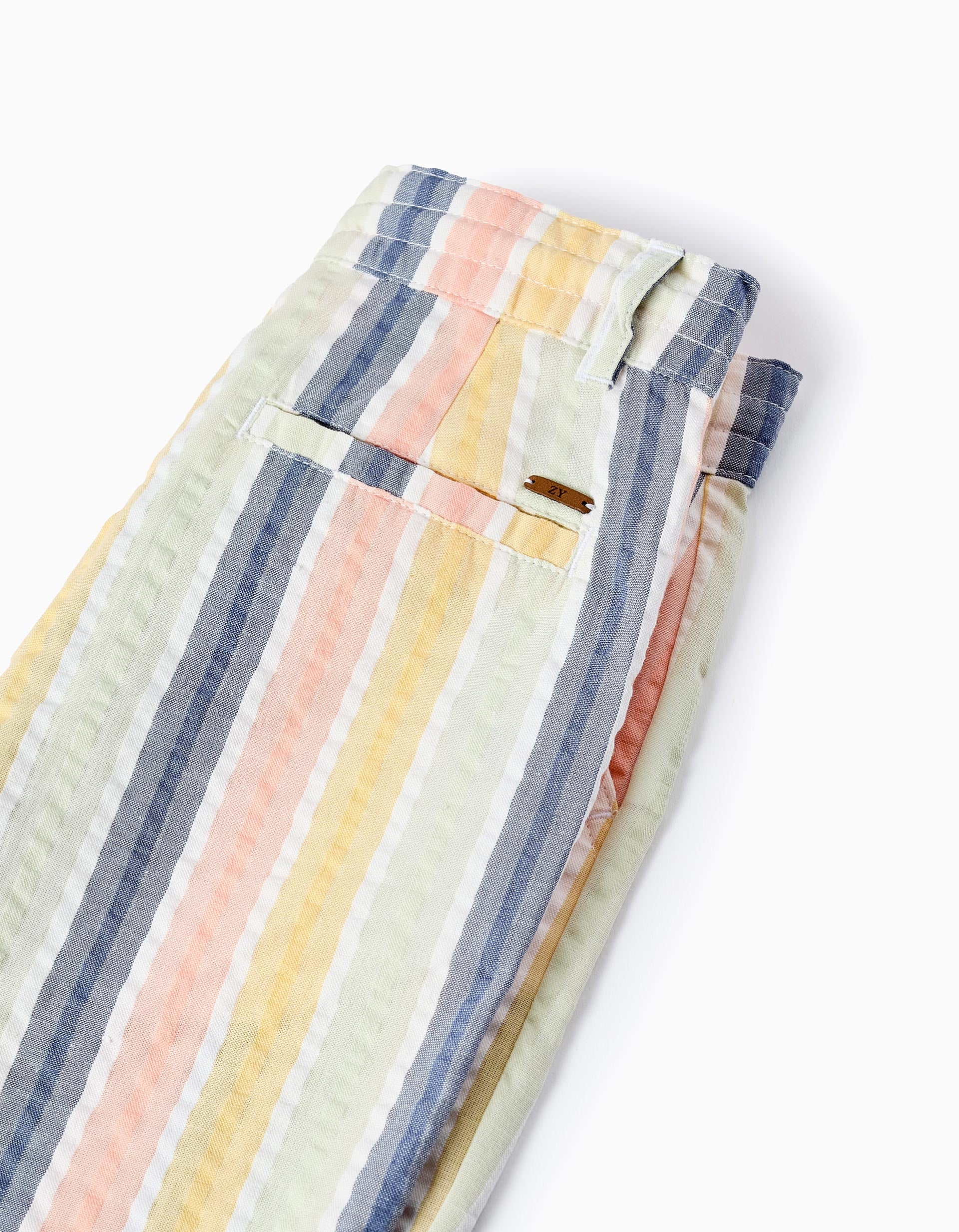 Striped Cotton Shorts for Boys 'B&S', Multicolour