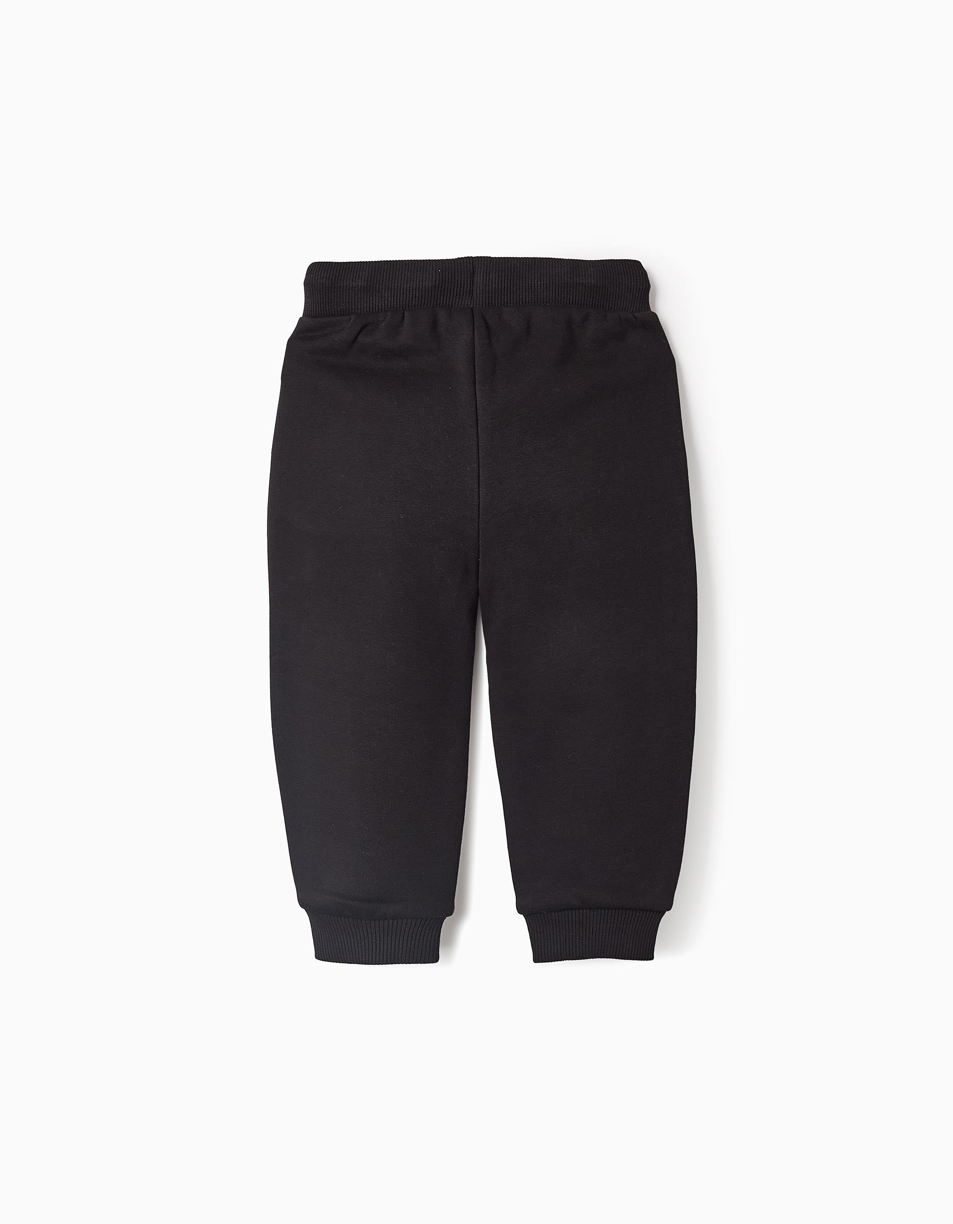 Fleece Joggers for Baby Boys, Black