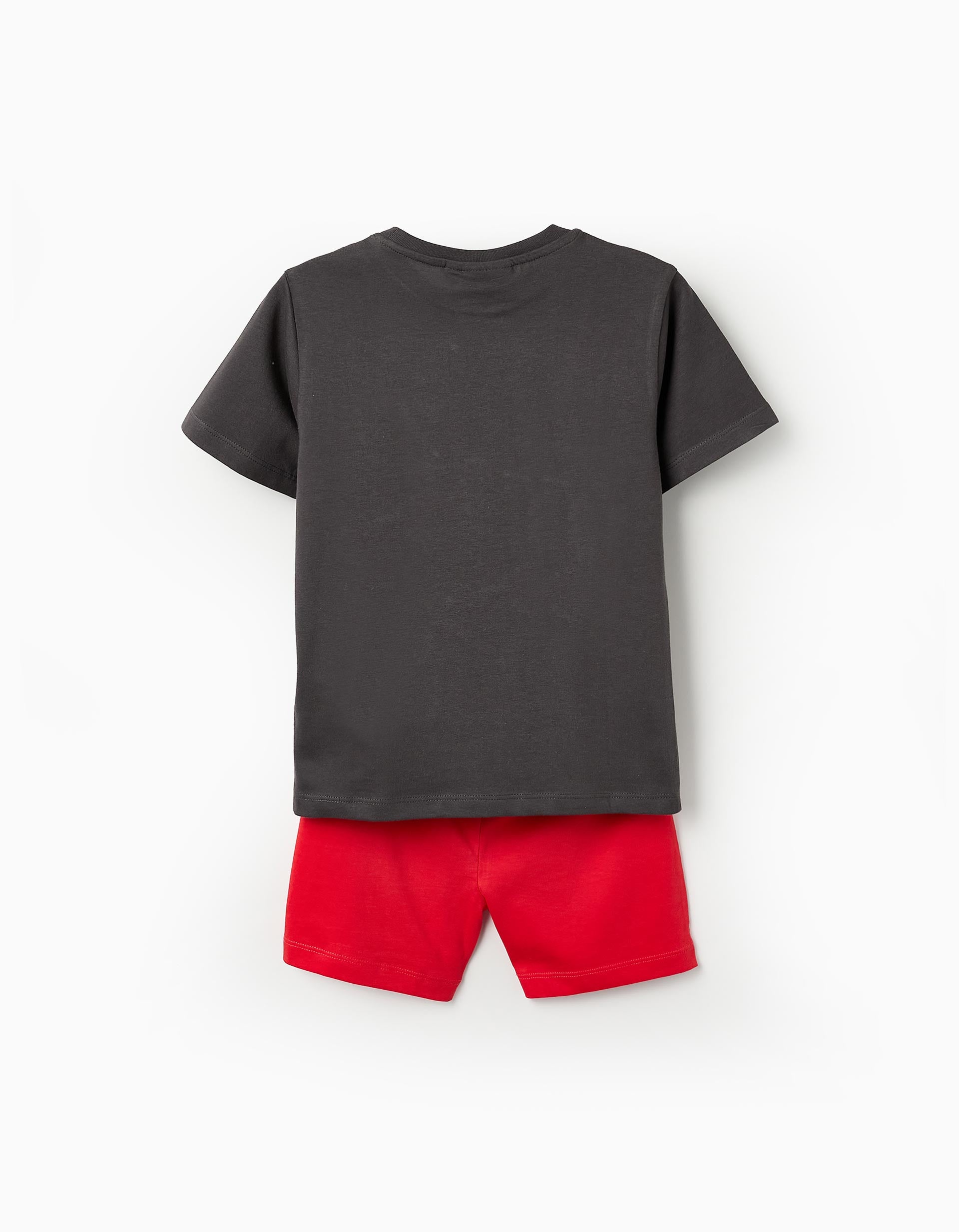 Cotton Pyjamas for Boys 'Pokémon', Red/Grey Dark