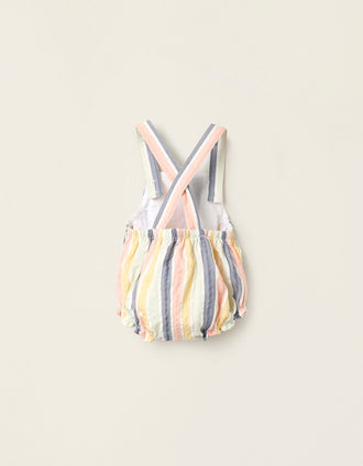 Combi-short à Rayures pour Nouveau-Né 'B&S', Multicolore