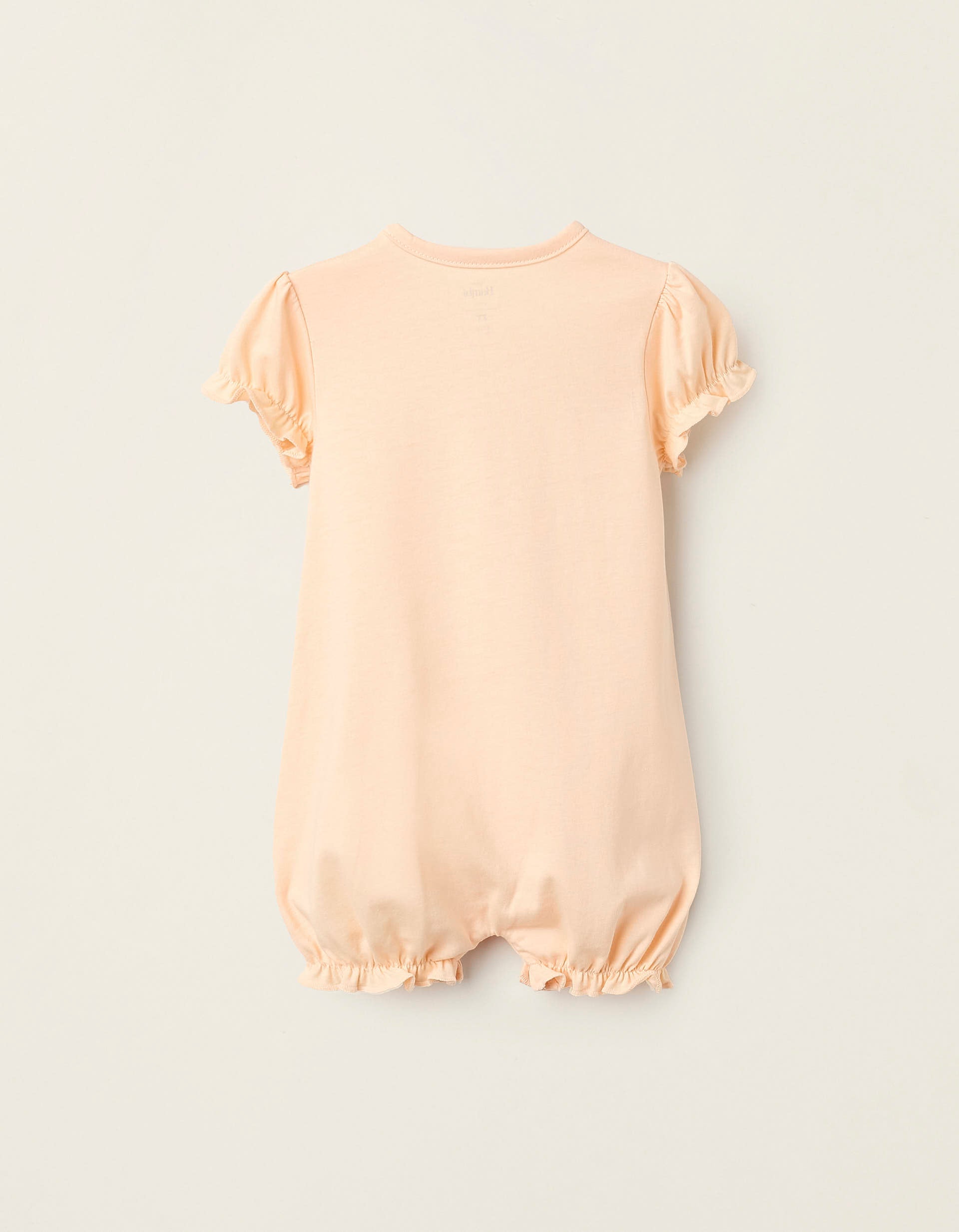 Cotton Romper for Baby Girls 'Bambi', Coral