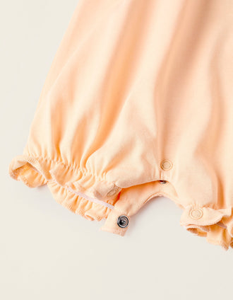 Pijama-Mono de Algodón para Bebé Niña 'Bambi', Coral