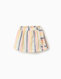 Falda-Pantalón a Rayas para Niña 'B&S', Multicolor