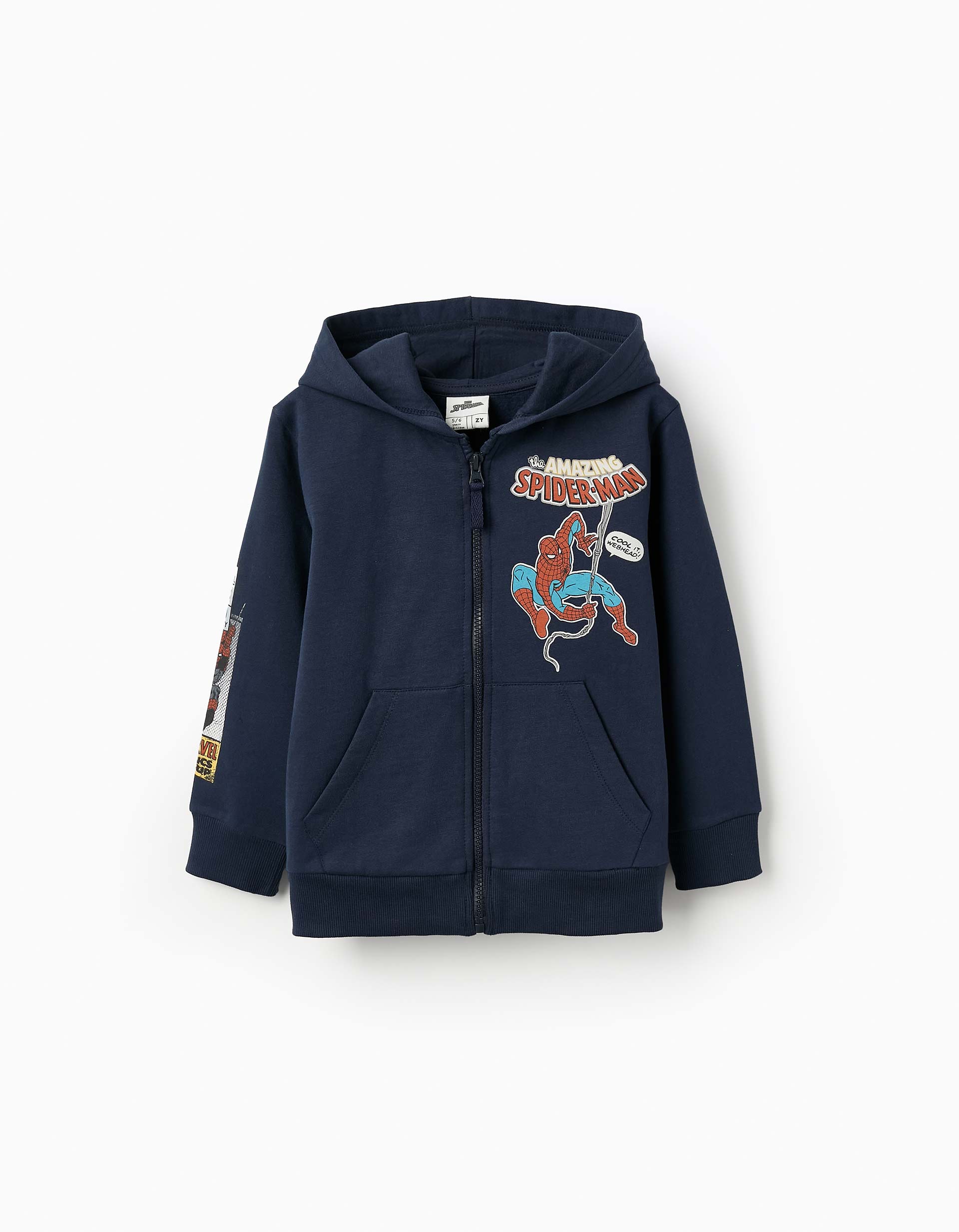 Hooded Jacket for Boys 'Spider-Man', Dark Blue