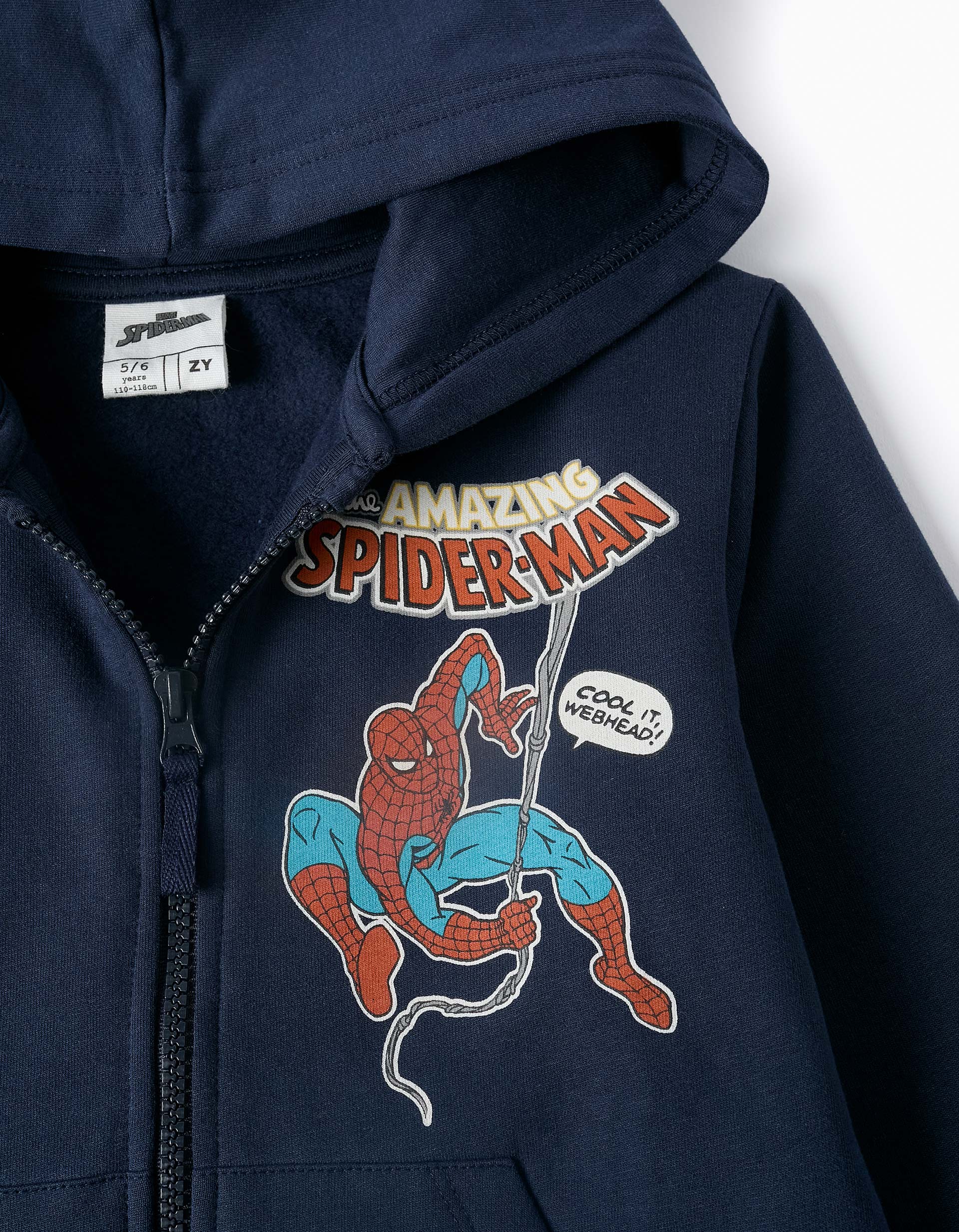 Hooded Jacket for Boys 'Spider-Man', Dark Blue