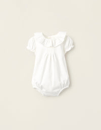 Body avec Volants pour Nouveau-Né, Blanc
