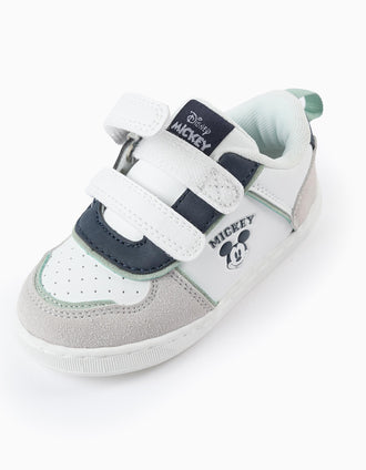 Zapatillas para Bebé Niño 'Mickey', Blanco/Azul/Verde