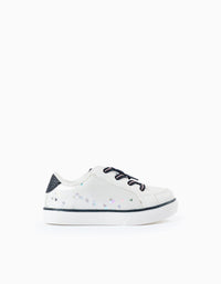 Zapatillas con Brillantes para Bebé Niña 'Minnie', Blanco/Azul/Rosa