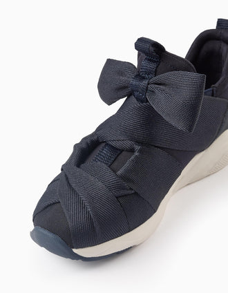 Sapatilhas com Laços para Menina 'Superlight Runner', Azul Escuro