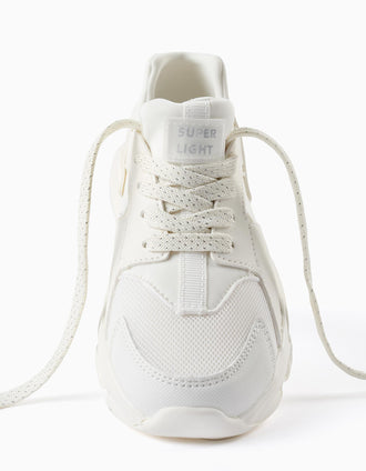 Sapatilhas para Menina 'ZY Superlight Runner', Branco/Prateado